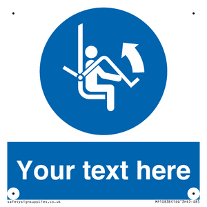 Custom Mandatory: Open safety bar of chairlift